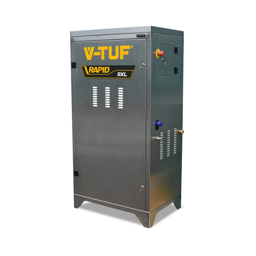V-TUF RAPID SXL 415V 200 Bar 21L/min hot pressure washer RAPIDSXL415-20021, front view