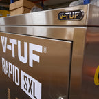V-TUF RAPIDSXL415-21 diesel fired hot washer in use on industrial cleaning task