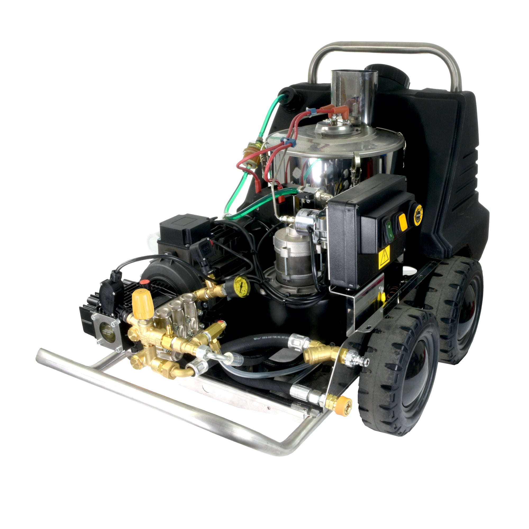 V-TUF RAPID VSC 240v washer rear angled view showing fuel tank and electrical housing