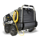 V-TUF RAPID VSC pressure washer wheel assembly and axle detail on stainless chassis