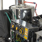 V-TUF RAPID VTS1210HPC hot water washer close-up of burner and temperature controls