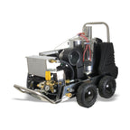 V-TUF RAPIDVTS1210HPC in use showing hot water steam output on industrial surface