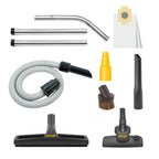 V-TUF RUCKVAC-ION-KIT2 kit view showing backpack vacuum and 5m high level cleaning poles