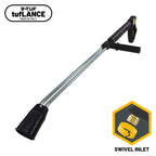 V-TUF SGDLNKIT12SH swivel double lance kit side view showing side handle and jets