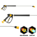V-TUF tufGUN350 OPTI-GUN swivel with 900mm bent lance and chemical rose nozzle SGLCNKIT15