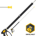 SOFT WASH KIT - tufGUN310 - SWIVEL - BENT LANCE QR - 1.2M