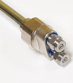 V-TUF SGLNKIT15R(700)H swivel kit close-up showing roll-over HP nozzle and 700mm lance