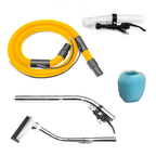 V-TUF SPRAYEX HDC tool kit showing wand, hose, floor head and upholstery attachments