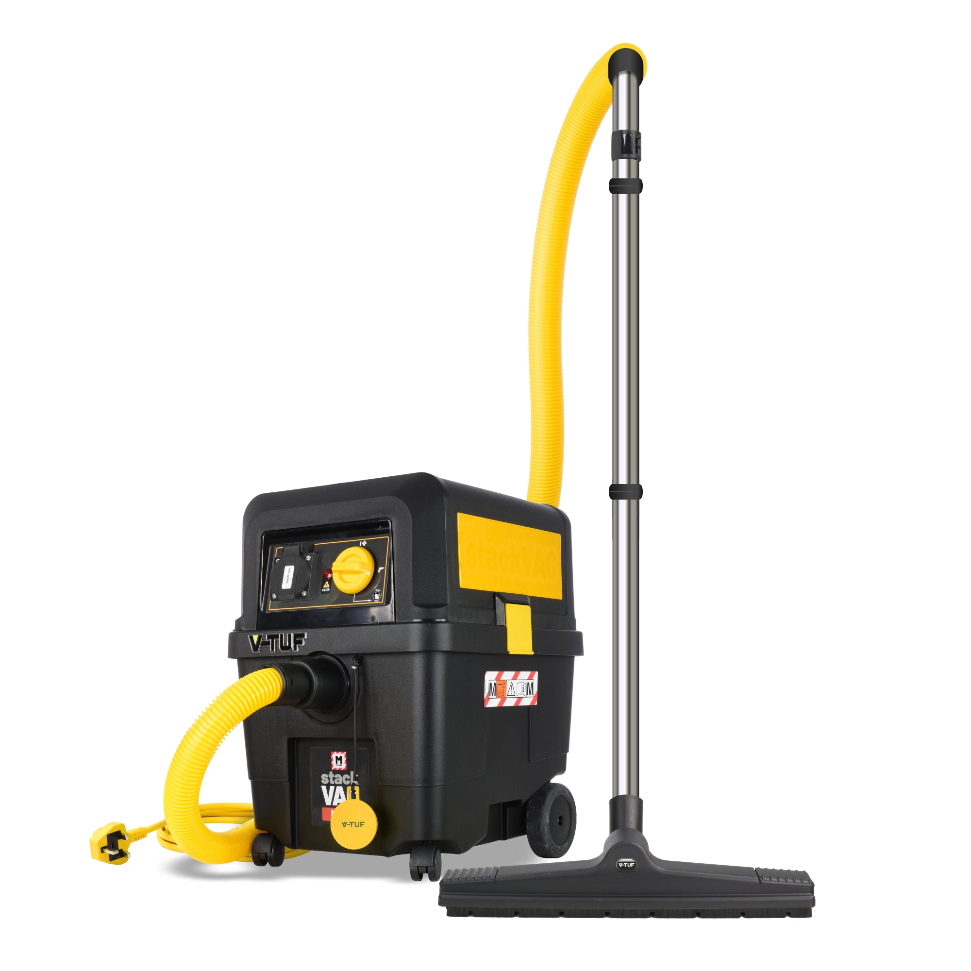 V-TUF STACKVAC HSV 240V 30L M-Class dust extractor STACKVACHSV240 with power take off, front view