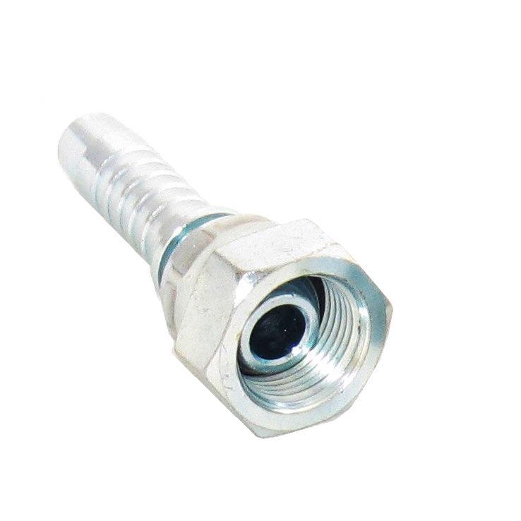 V-TUF hose end insert with BSP female thread, barbed tail for pressure washer hose assembly