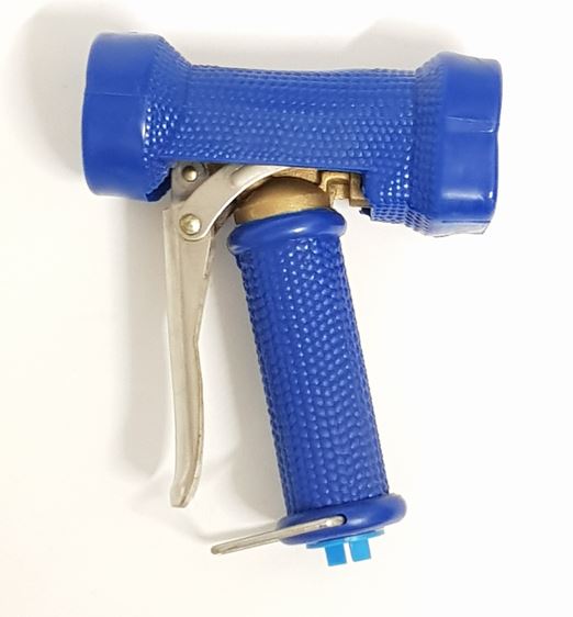 V-TUF low pressure blue wash down gun T1.150B with 1/2F inlet, full view