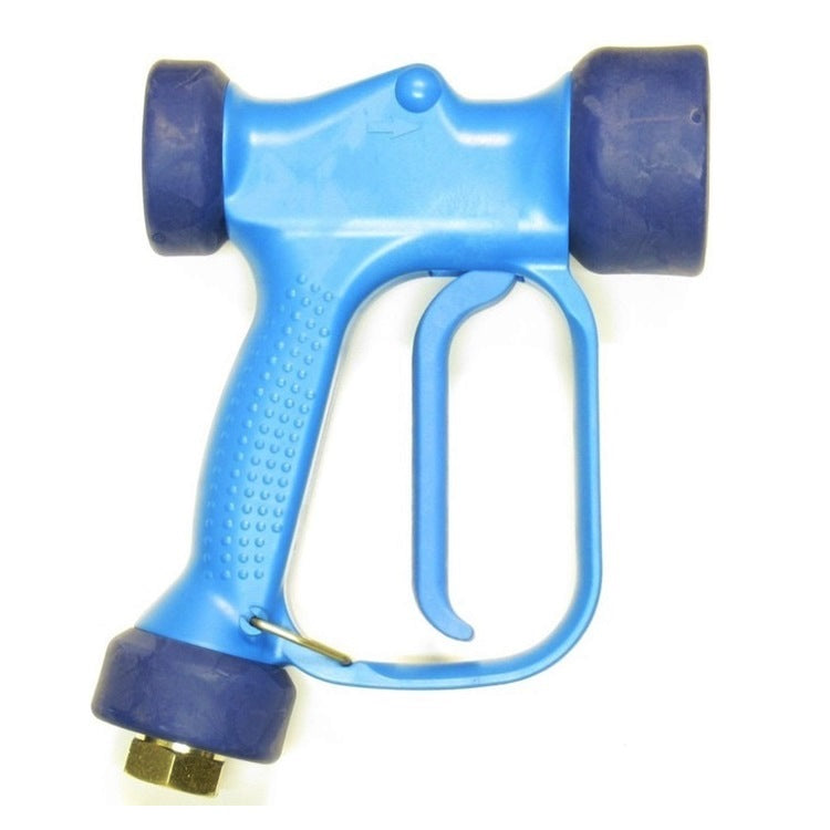 V-TUF VT65 low pressure wash gun T1.150-BLUE, blue rubber grip, trigger and 1/2 inch BSP female inlet