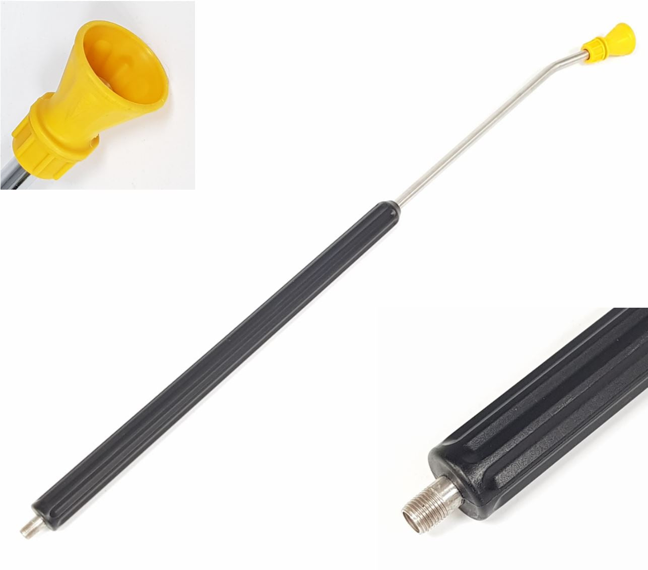 V-TUF 900mm stainless steel bent lance 1/4M nozzle protector T2.091NP for pressure washers