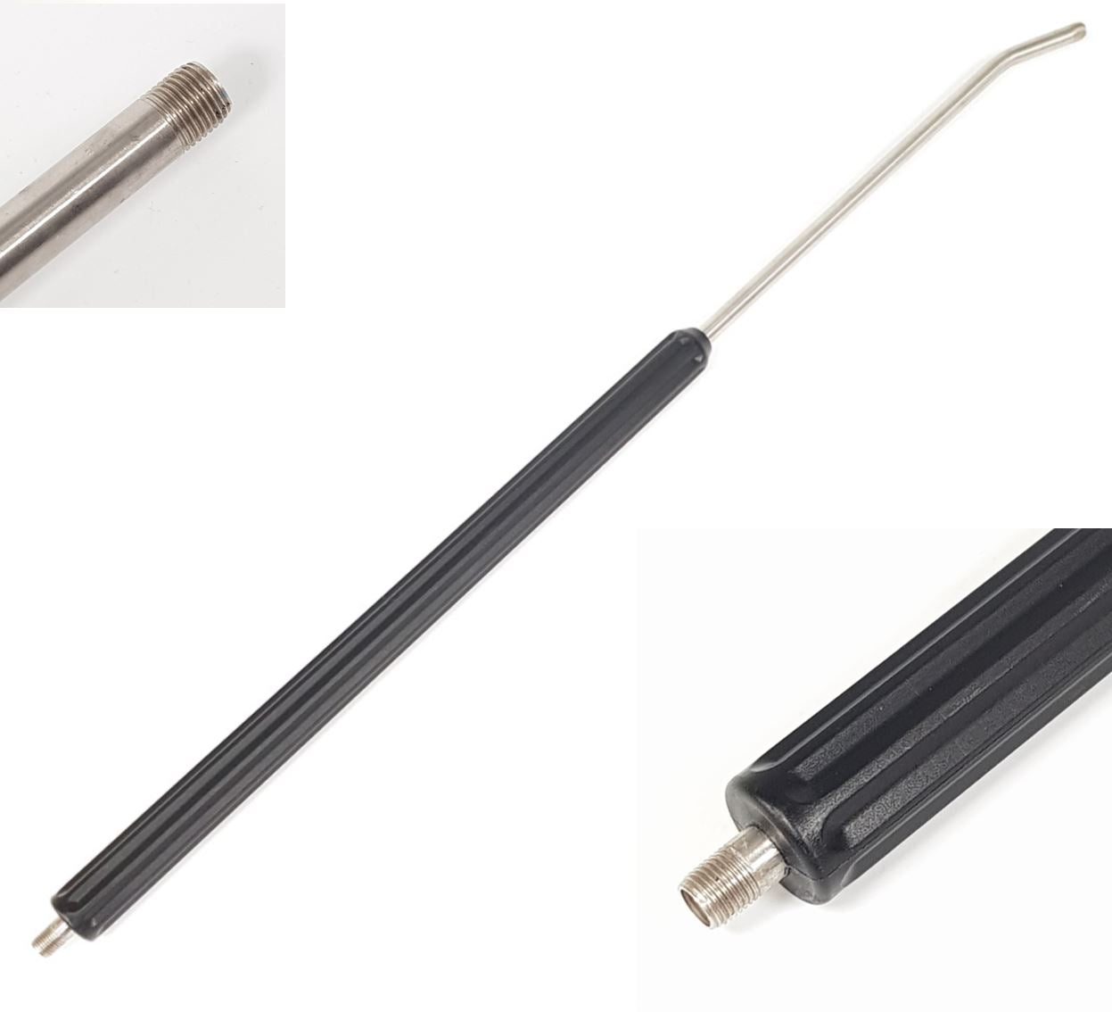 V-TUF 1200mm stainless steel bent lance T2.121 1/4M to 1/4M for pressure washers