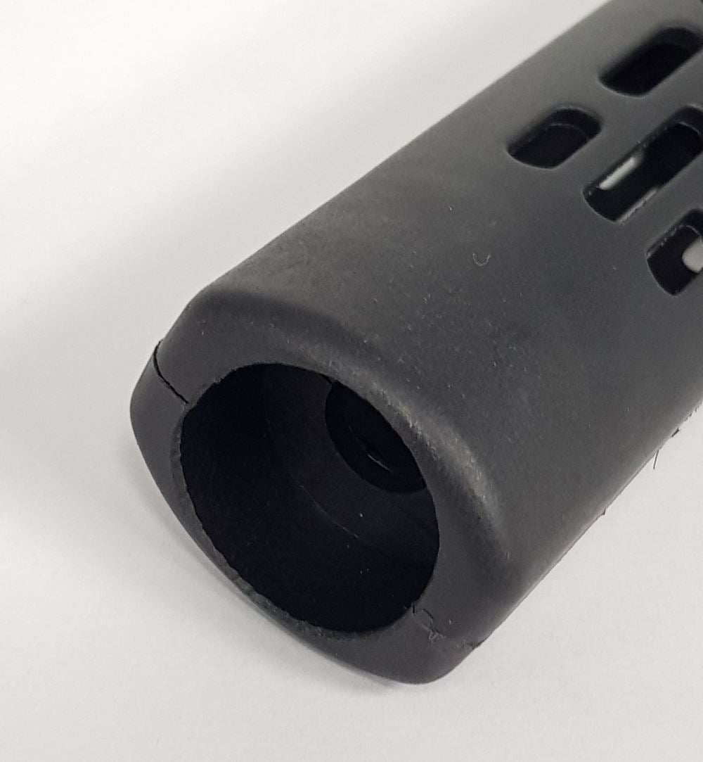 V-TUF lance vented grip T2.0922V close-up showing grip texture and mounting detail