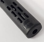 V-TUF T2.0922V vented grip assembly side view showing rubber grip and vent holes