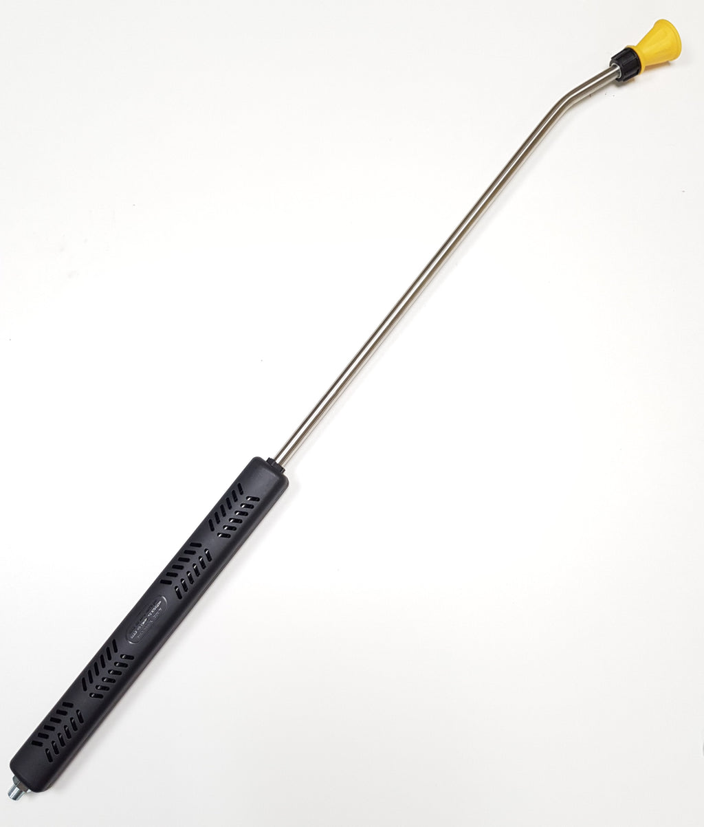 V-TUF 900mm plated vented bent lance T2.092NP with nozzle holder, front view