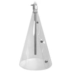 V-TUF lance splash guard T2.225 close-up showing fitting clamp and guard body