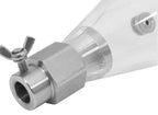 V-TUF T2.225 splash guard side view showing guard profile and lance attachment