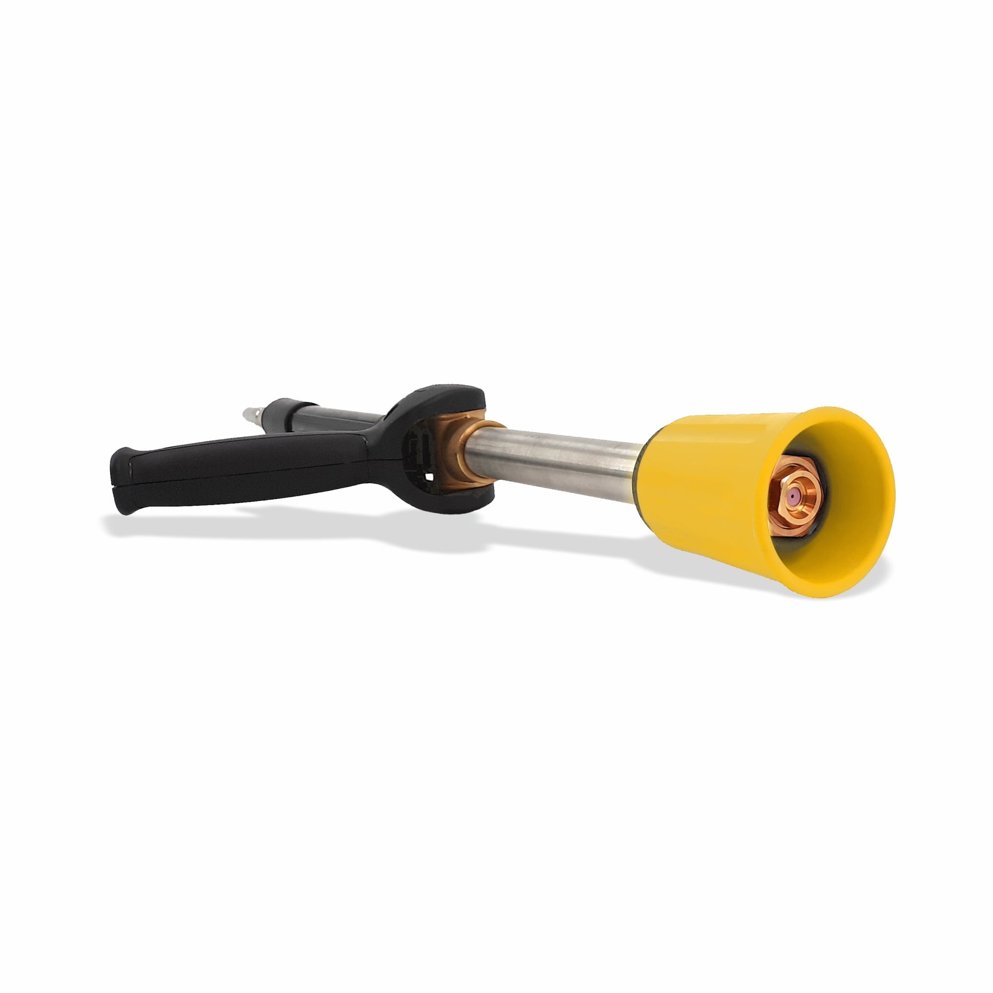 V-TUF T2.450 heavy duty cast lance side view showing thick wall body and KTQ inlet