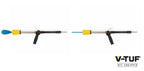 V-TUF heavy duty 500mm cast lance in use showing spray pattern and grip position