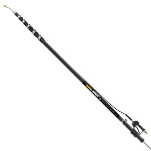 V-TUF GCX42CF carbon fibre telescopic lance T2.GCX42CF 2.5m to 12.8m with gutter cleaning attachment