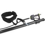 V-TUF GCX42CF telescopic carbon fibre lance close-up showing section joints and gutter attachment