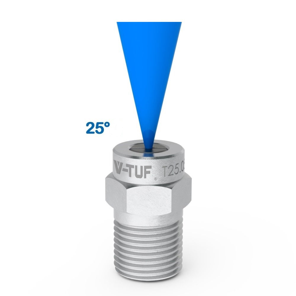 V-TUF OPTI-JET 25 degree fan nozzle 1/4 inch for wide angle pressure washing