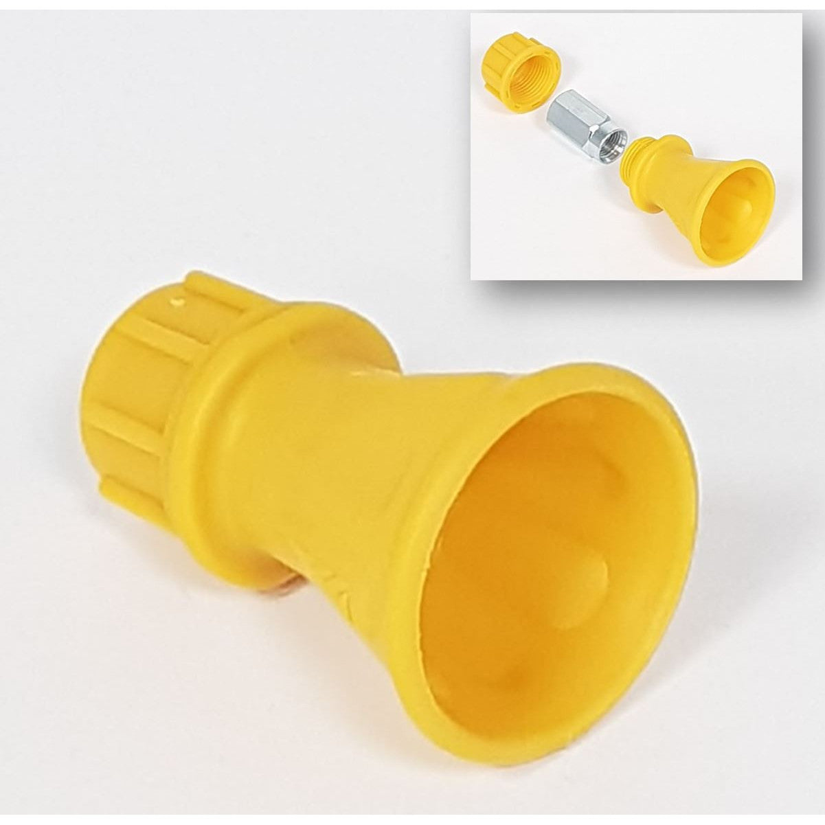 Nozzle Holder 14F 14F Plated - V-TUF Yellow 3-Part | T4004