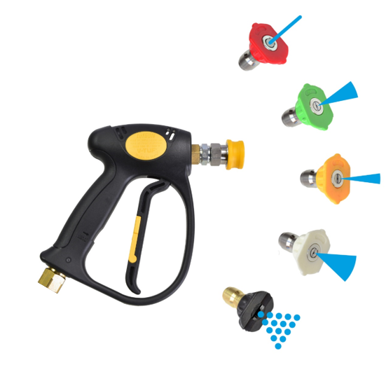 V-TUF tufGUN310ABM auto bright mini lance kit TG310ABM with 3/8F inlet and SSQ outlet