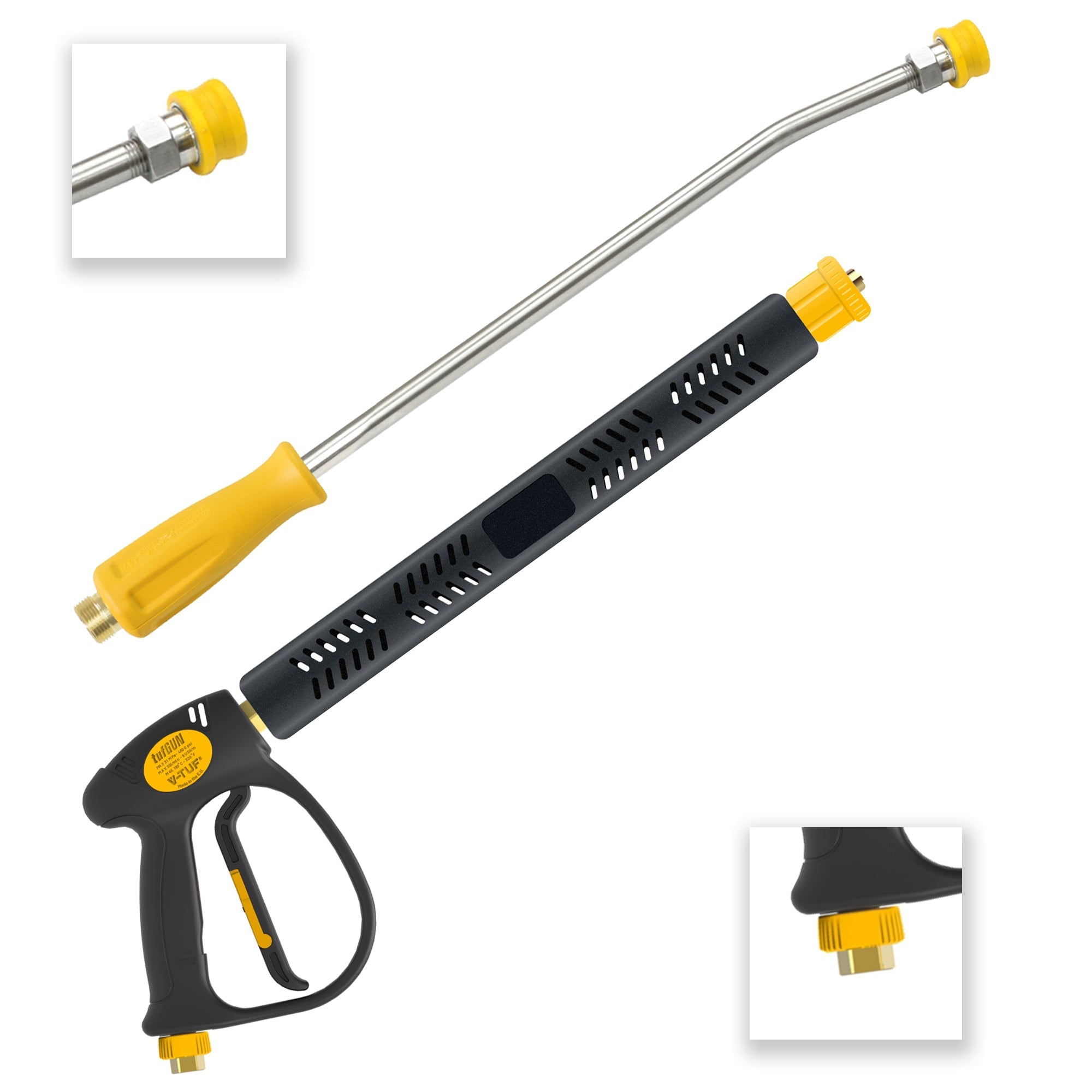 V-TUF tufGUN310 GUN WITH EXTENSION 3/8F INLET M22F & 500mm Lance 05 JET  - TG310EXTL500