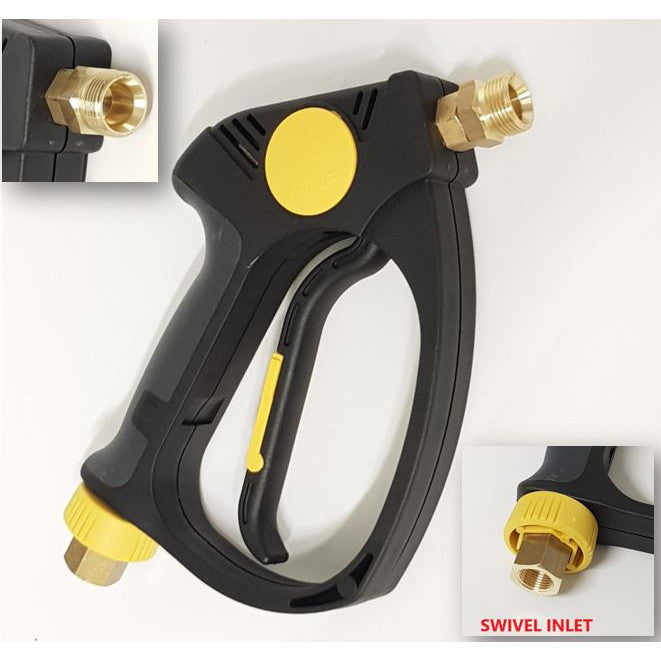 V-TUF tufGUN350S22M  - EXTRA HEAVY DUTY SOFT GRIP TRIGGER SWIVEL 350BAR  3/8F IN M22M OUTLET - TG350S22M
