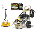V-TUF TORRENT 1 7HP petrol pressure washer TORRENT1-KIT2 with 19 inch surface cleaner and D-GREEN