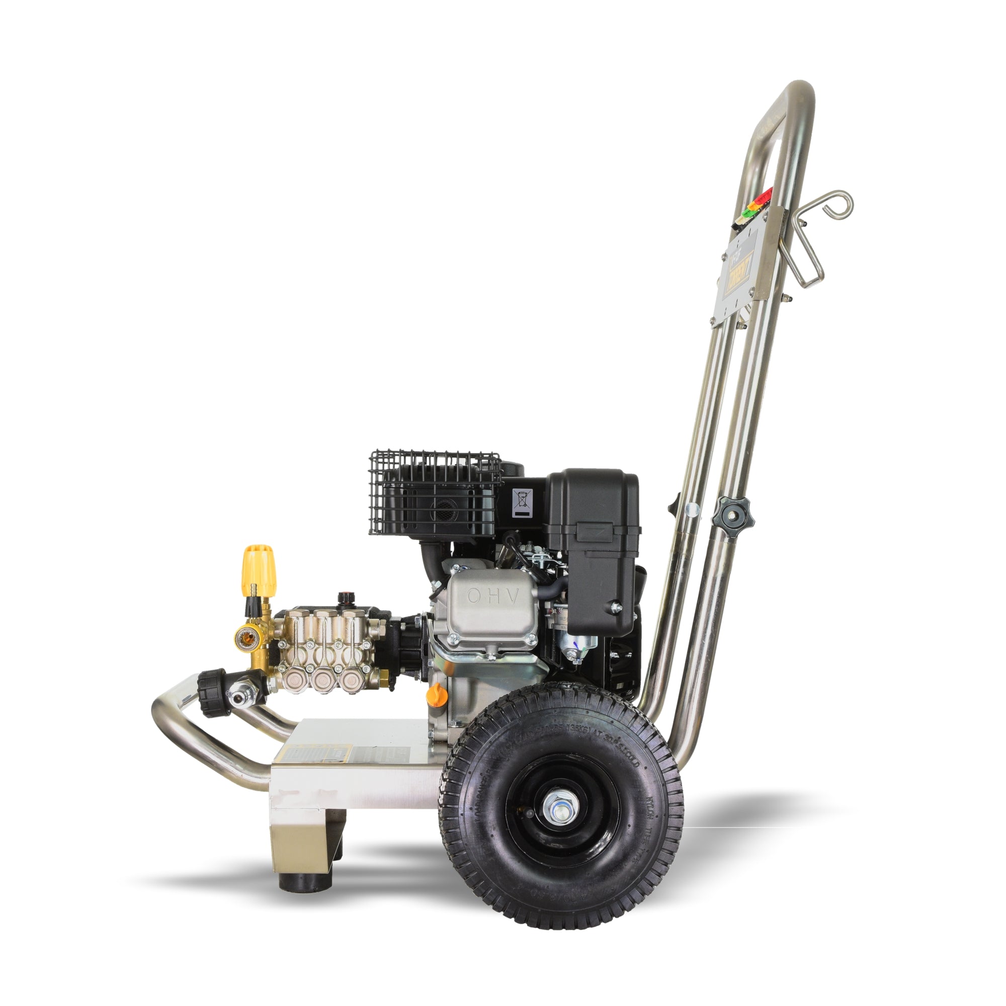 V-TUF TORRENT1-KIT2 surface cleaner in use showing 19 inch spinning deck cleaning concrete