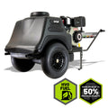 V-TUF TORRENT 2D5 150L diesel bowser pressure washer Yanmar L4.8 150 Bar 12L/min Bio Bowser