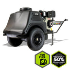 V-TUF TORRENT 2D5 150L diesel bowser pressure washer Yanmar L4.8 150 Bar 12L/min Bio Bowser