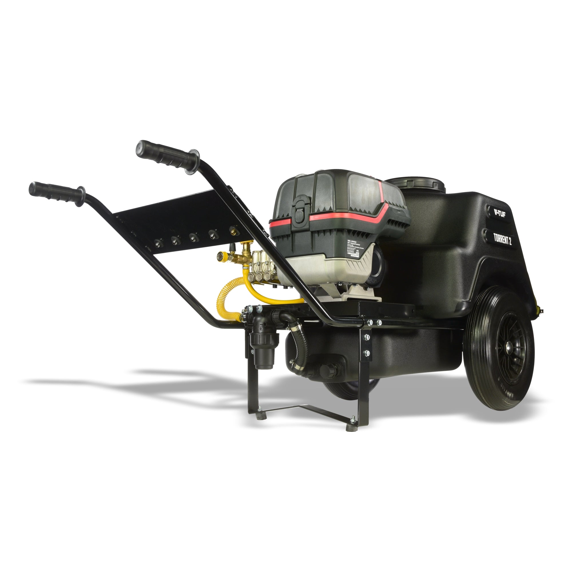 V-TUF TORRENT 2LI 150L battery powered pressure washer bowser TORRENT2LI with 82V batteries, front view