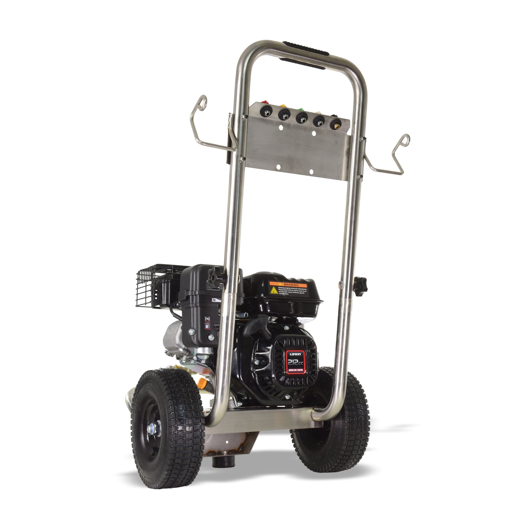 V-TUF TORRENTSP200 side view showing 7HP engine, pump and compact frame