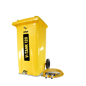 V-TUF V-TANK120 bowser angle view showing vented fill cap and level indicator