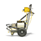 V-TUF VTUF110MOD 110V pressure washer side view showing motor, pump and hose connections
