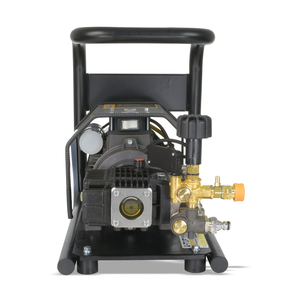 V-TUF VTUF110C 110V pressure washer side view showing motor housing and carry handle