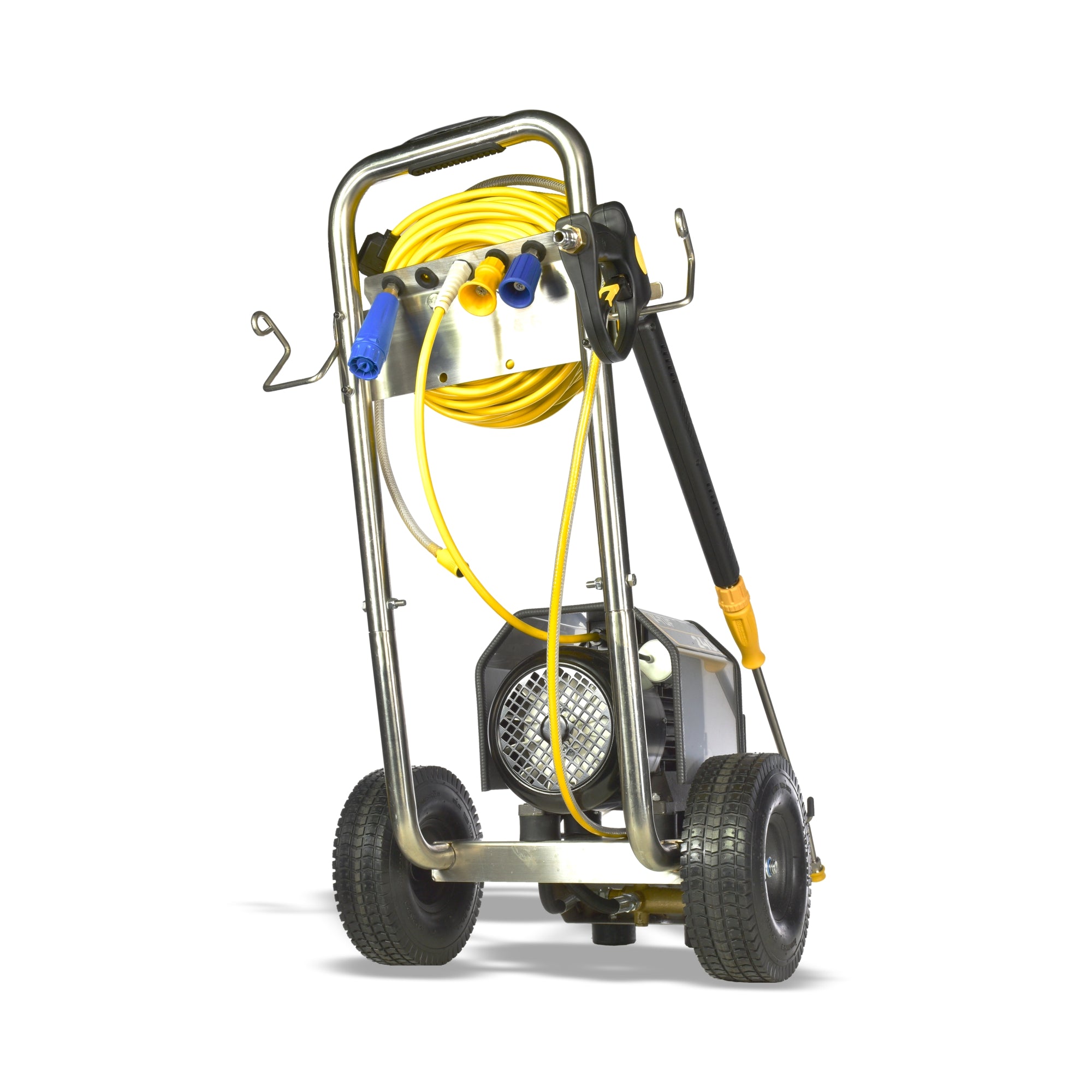 V-TUF VTUF240MOD compact pressure washer angle view showing compact body and outlet