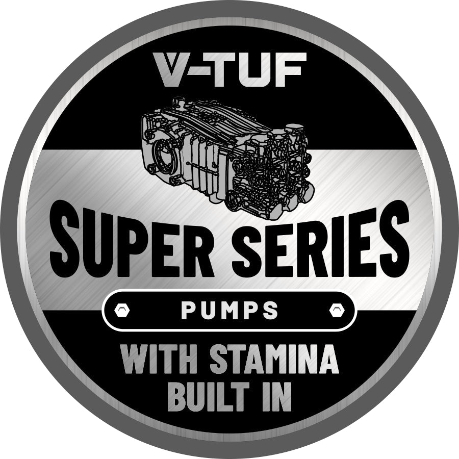 V-TUF Super Series pump range overview featuring XHDM400SS alongside other models
