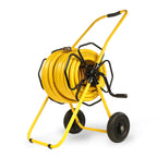 V-TUF V3.1250N-KIT1 hose reel trolley side view showing 50m hose capacity and trolley frame