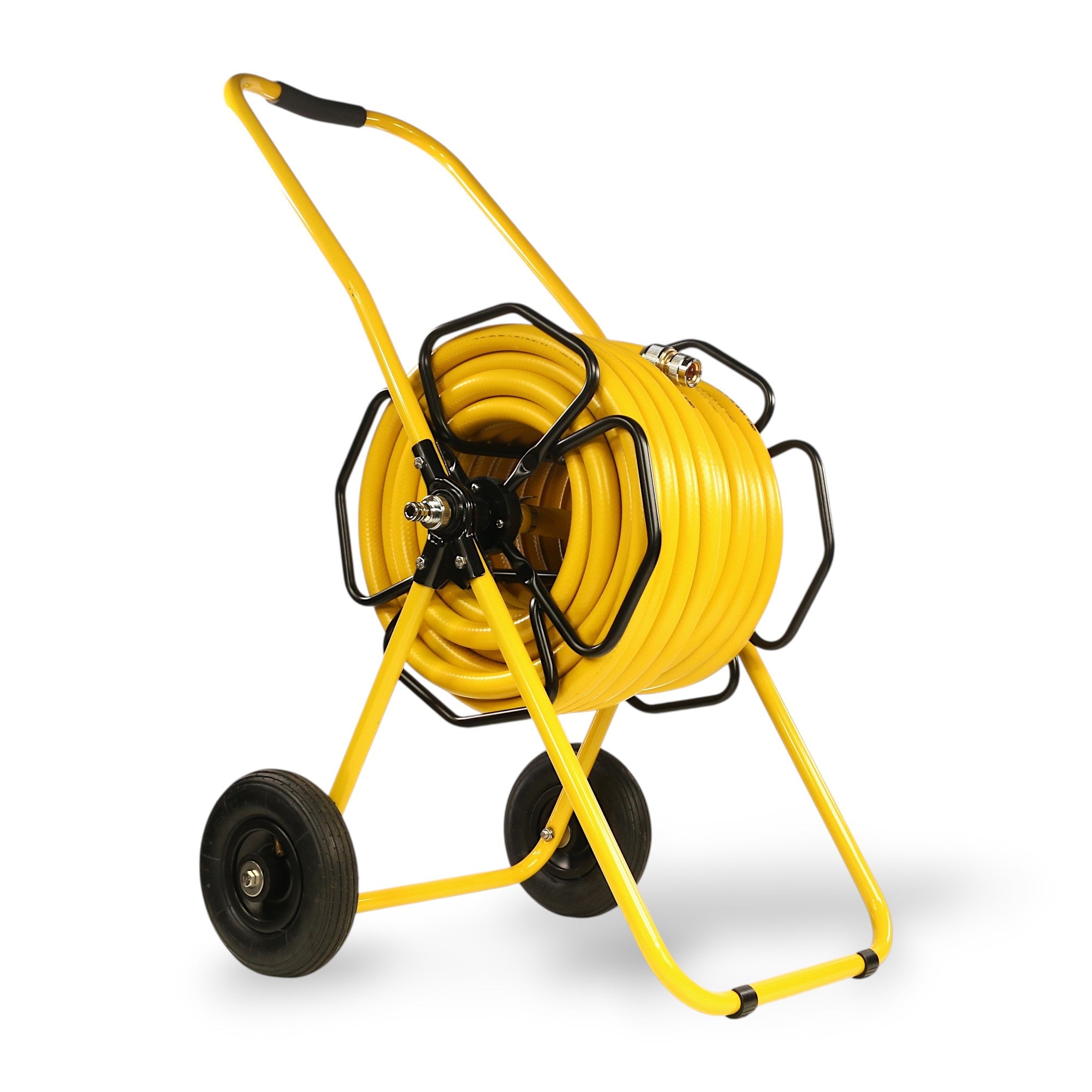 V-TUF V3.1250N-KIT1 trolley rear view showing frame, wheels and hose swivel