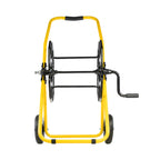 V-TUF V3.1250N hose reel side view showing steel drum and manual wind handle