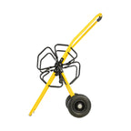V-TUF painted steel hose reel V3.1250N close-up showing drum and hose guide