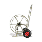 V-TUF MANUAL WIND - HOSE REEL for 110m 3/4 Hose STAINLESS STEEL - V3.34110SS