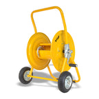 V-TUF manual hose reel trolley V3.1250 close-up showing winding handle and drum
