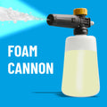 V-TUF foam cannon for V3 and V5 pressure washers with adjustable foam output
